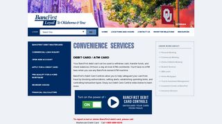 Convenience Services - Personal | BancFirst of Oklahoma