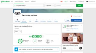 Banco Intermedium Reviews | Glassdoor.ca