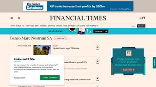 Banco Mare Nostrum SA | Financial Times