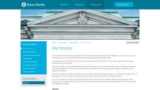 Our History - Banco de la Nación Argentina