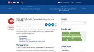USVI & BVI (Tortola): Payment solutions for your accounts | Popular Blog