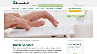 Online Checking Accounts & Banking Services | BancorpSouth