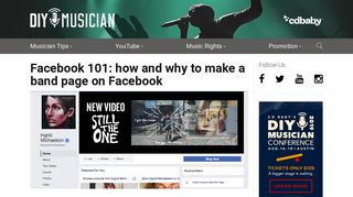 Facebook 101: How to Make a Band Page on Facebook - DIY Musician