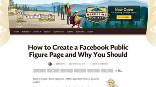 How to Create a Facebook Public Figure Page and Why You Should ...