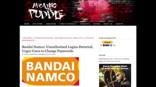 Bandai Namco: Unauthorised Logins Detected, Urges Users to ...