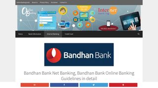 Bandhan Bank Net Banking | Bandhan Bank Online Banking Guidelines.
