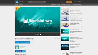 Bandsintown Promoter - SlideShare