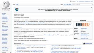 Bandzoogle - Wikipedia