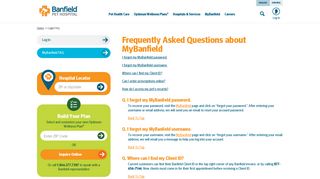Frequently Asked Questions – My Banfield – Banfield Pet Hospital®