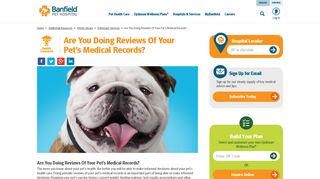 Reviews of Your Pet's Medical Records – Banfield Pet Hospital®