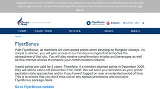FlyerBonus - Bangkok Airways