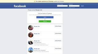 Bangla Like Profiles | Facebook