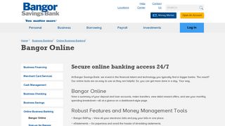 Bangor Online | Bangor Savings Bank