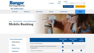 Mobile Banking | Bangor Savings Bank