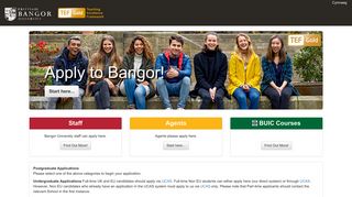 Applications - Bangor University