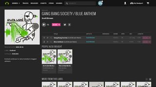 Gang Bang Society / Blue Anthem from Evolved on Beatport