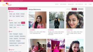 Baniya Matrimony, Matrimonial Site for Baniya Brides ... - Lovevivah.com