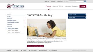 SAVVY™ Online Banking › Wisconsin Bank & Trust