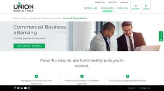 Commercial Business eBanking | Union Bank & Trust