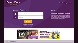 Beyond Bank | Internet Banking Log In