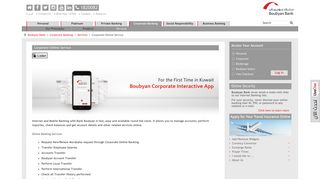 Boubyan Bank :: Corporate Online Service