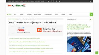 [Bank Transfer Tutorial] Prepaid Card Cashout - Tutorial House ...