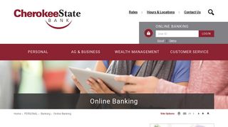 Online Banking | Bill Pay and eStatements | Cherokee State Bank