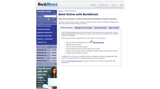 Online Banking - BankDirect