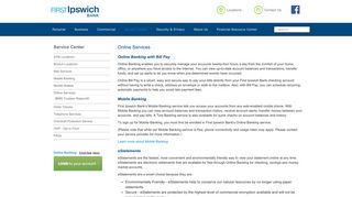 First Ipswich Bank - Online Services