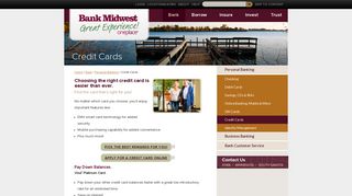 Credit Cards - Bank Midwest