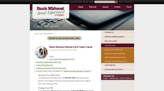 Card Services - Bank Midwest