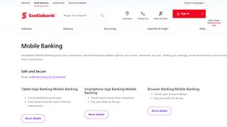Mobile Banking - Scotiabank