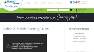 Online Banking & Mobile Banking in Omaha, NE | Mutual 1st Federal