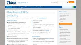 Online Banking & Bill Pay - Personal - Think Mutual Bank