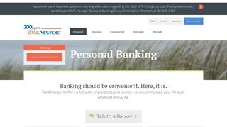 BankNewport | Checking & Savings Account - Loans - Community Bank
