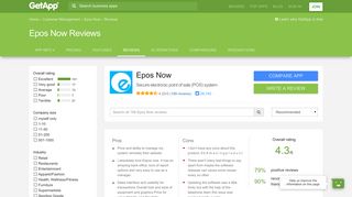 Epos Now Reviews - Ratings, Pros & Cons, Analysis and more ...