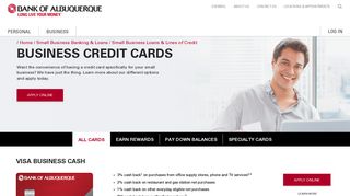 Business Credit Cards - Bank of Albuquerque