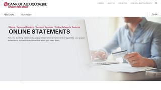 Online Statements - Bank of Albuquerque