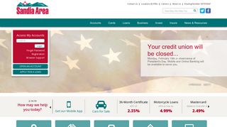Sandia Area - Banking, Home Loans, Auto Loans & Credit Cards