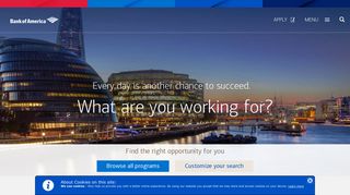 Find the right finance career for you with Bank of America