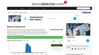Bank of America down? Check current status | Downdetector