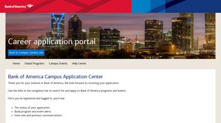 Bank of America Campus Application Center - Bank of America