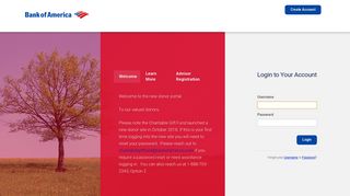 Bank of America Charitable Gift Fund - Crown Redirect