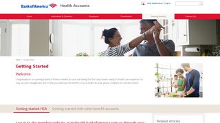 Getting Started - Health Savings Accounts - Bank of America