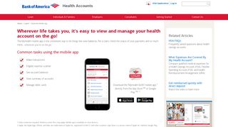 Download The MyHealth Mobile App from Bank of America