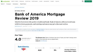 Bank of America Mortgage Review 2019 - NerdWallet