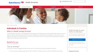 Individuals & Families - Health Savings Accounts - Bank of America