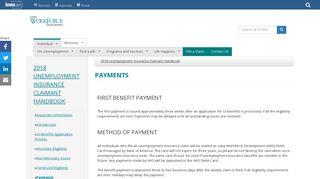 Payments | iowaworkforcedevelopment.gov - www