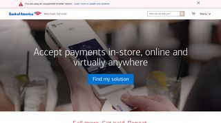 Merchant Services: Credit Card & Payment ... - Bank of America