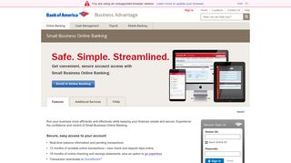 Business Banking Online with Bank of America Small Business